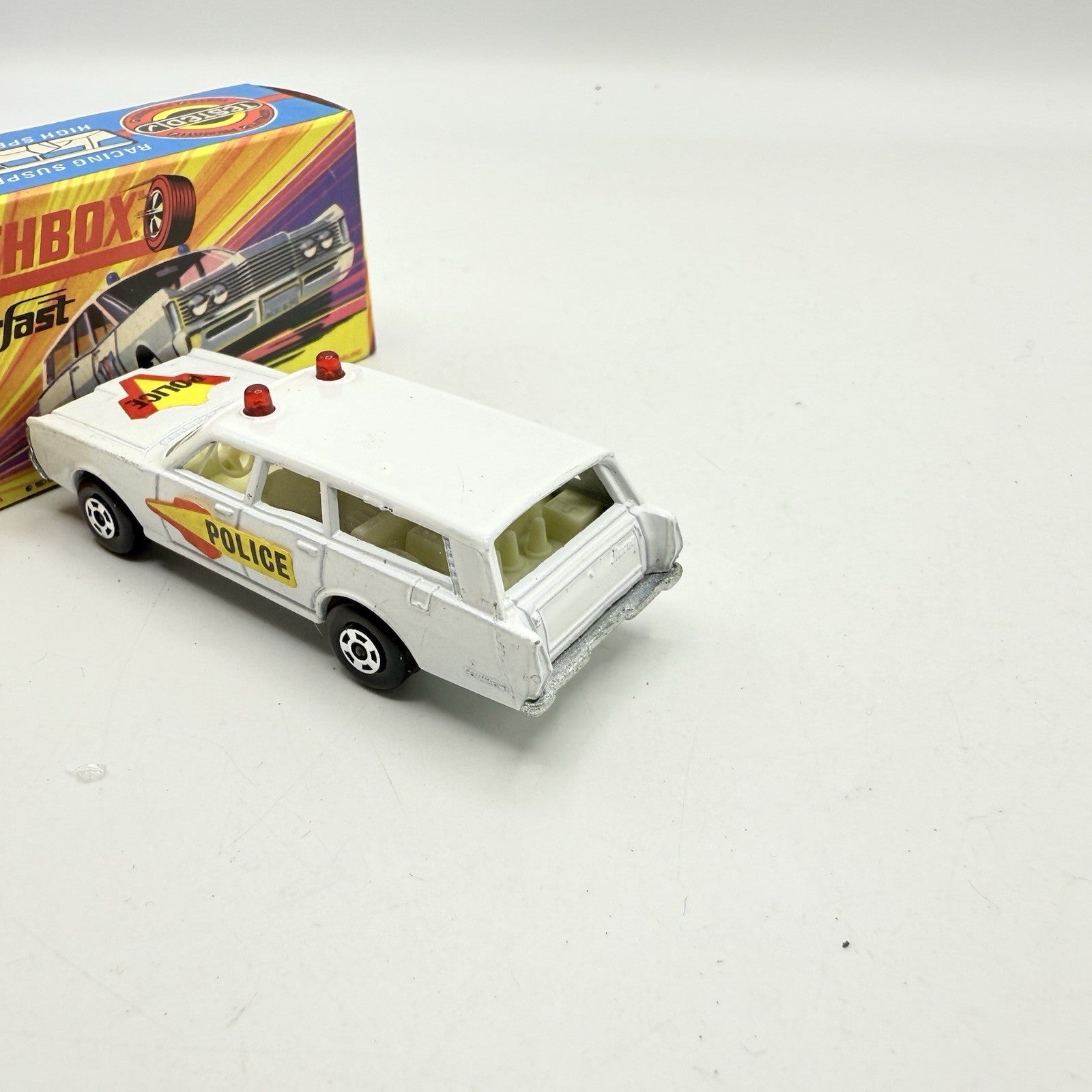 Matchbox Superfast 55 Mercury Police Station Wagon with Bonnet & Door Labels - Magic Matchbox