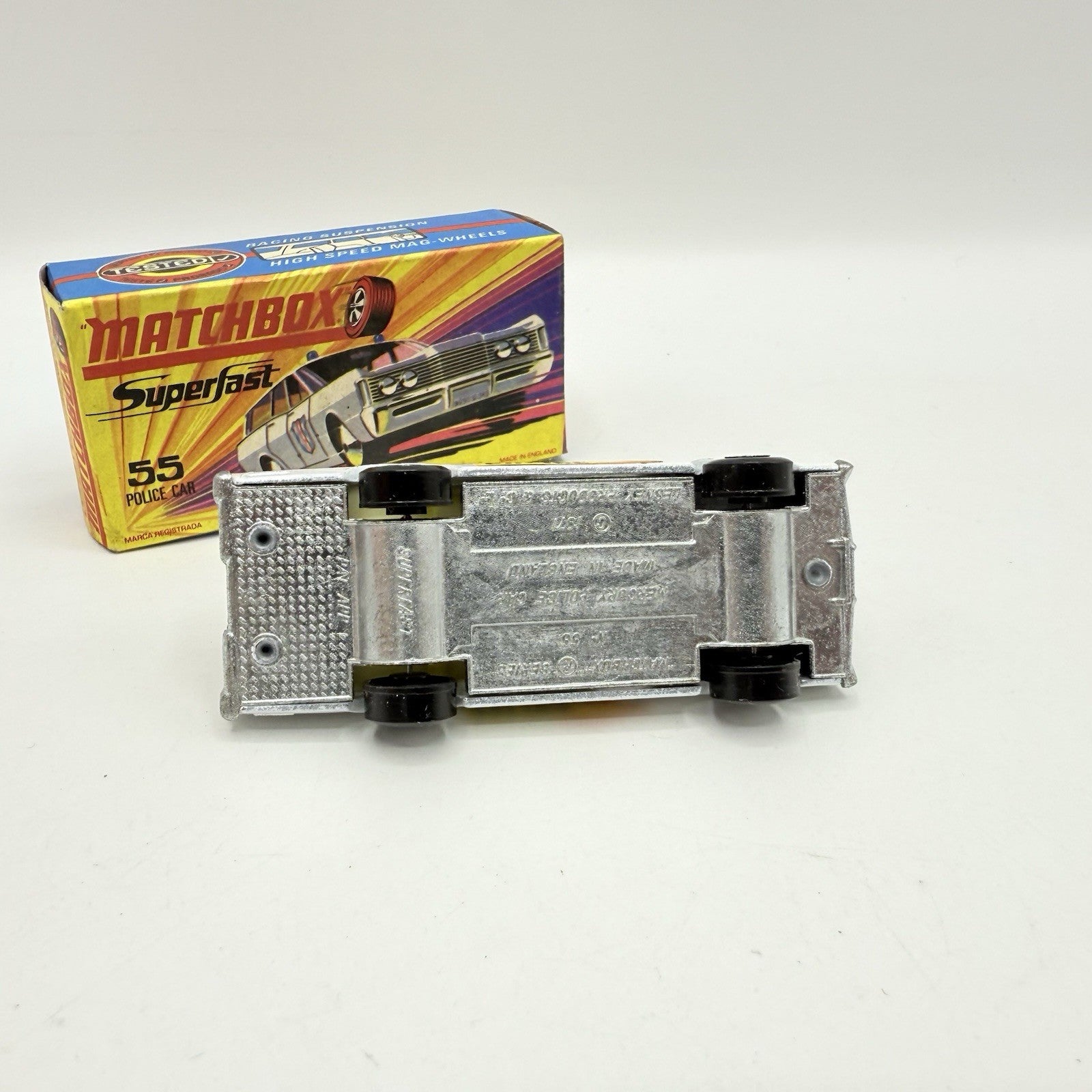 Matchbox Superfast 55 Mercury Police Station Wagon with Bonnet & Door Labels - Magic Matchbox