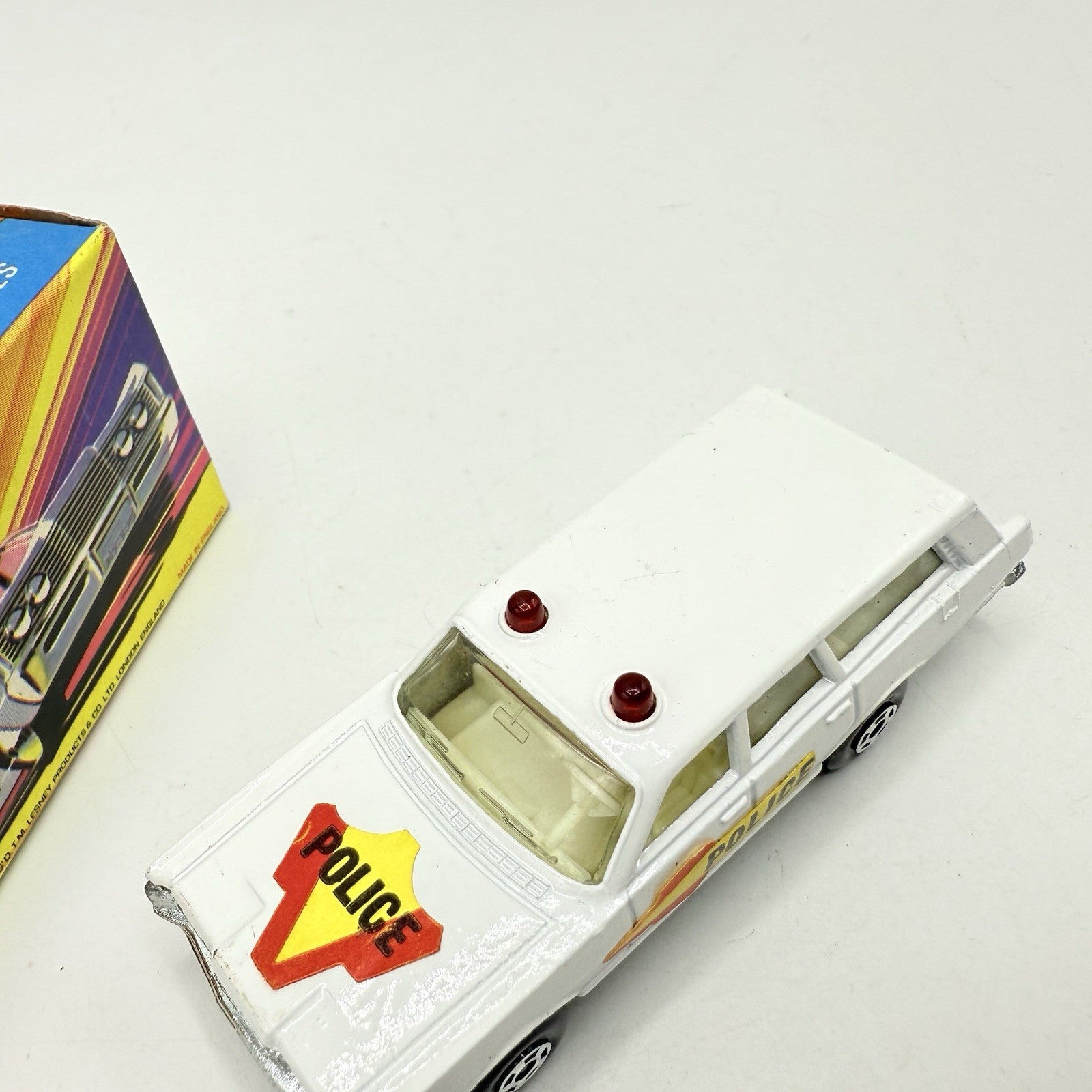 Matchbox Superfast 55 Mercury Police Station Wagon with Bonnet & Door Labels - Magic Matchbox