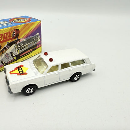 Matchbox Superfast 55 Mercury Police Station Wagon with Bonnet Label Only Boxed - Magic Matchbox