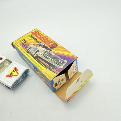 Matchbox Superfast 55 Mercury Police Station Wagon with Bonnet Label Only Boxed - Magic Matchbox