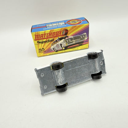 Matchbox Superfast 55 Mercury Police Station Wagon with Bonnet Label Only Boxed - Magic Matchbox