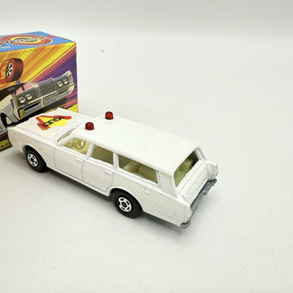 Matchbox Superfast 55 Mercury Police Station Wagon with Bonnet Label Only Boxed - Magic Matchbox