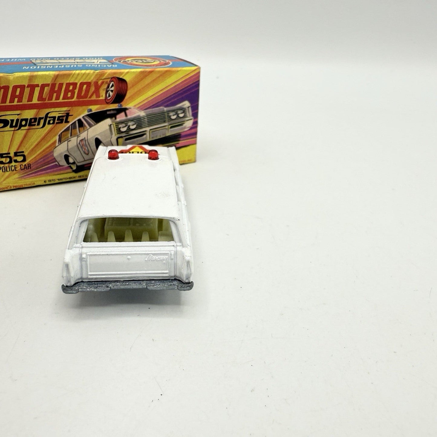 Matchbox Superfast 55 Mercury Police Station Wagon with Bonnet Labels Only - Magic Matchbox