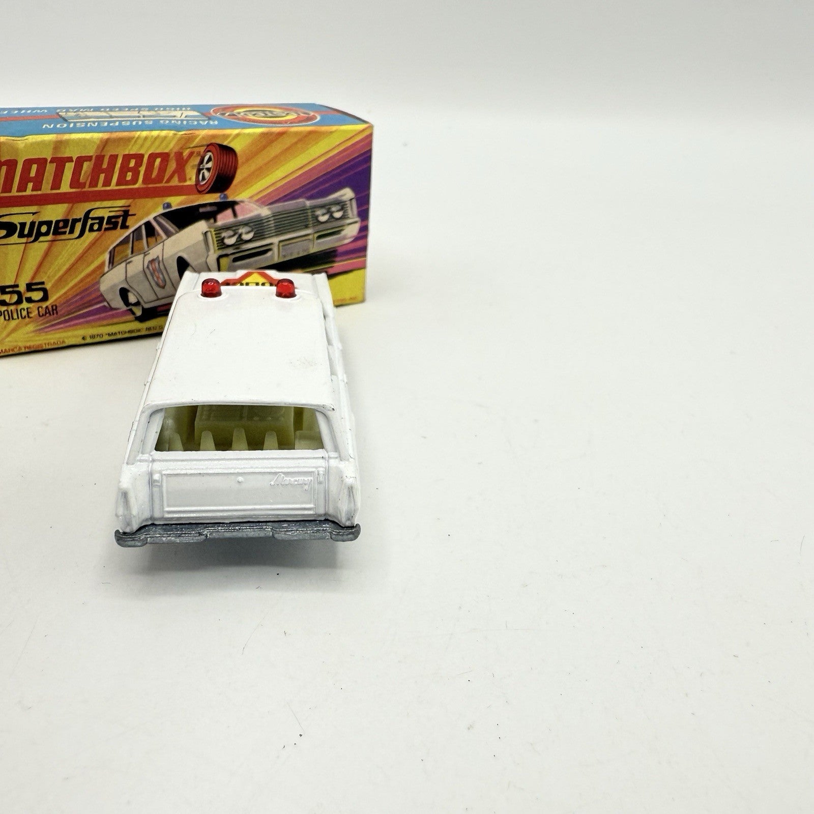 Matchbox Superfast 55 Mercury Police Station Wagon with Bonnet Labels Only - Magic Matchbox