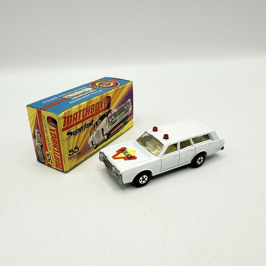 Matchbox Superfast 55 Mercury Police Station Wagon with Bonnet Labels Only - Magic Matchbox