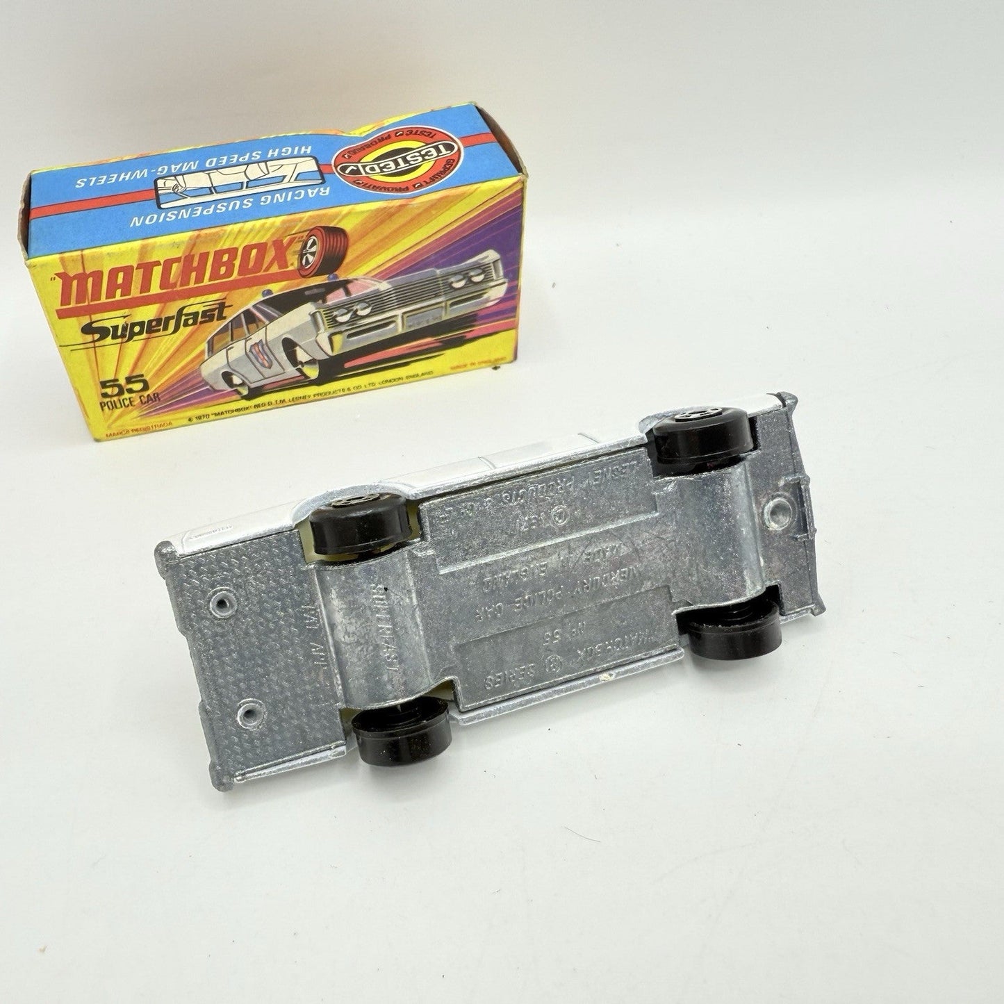Matchbox Superfast 55 Mercury Police Station Wagon with Bonnet Police Label - Magic Matchbox