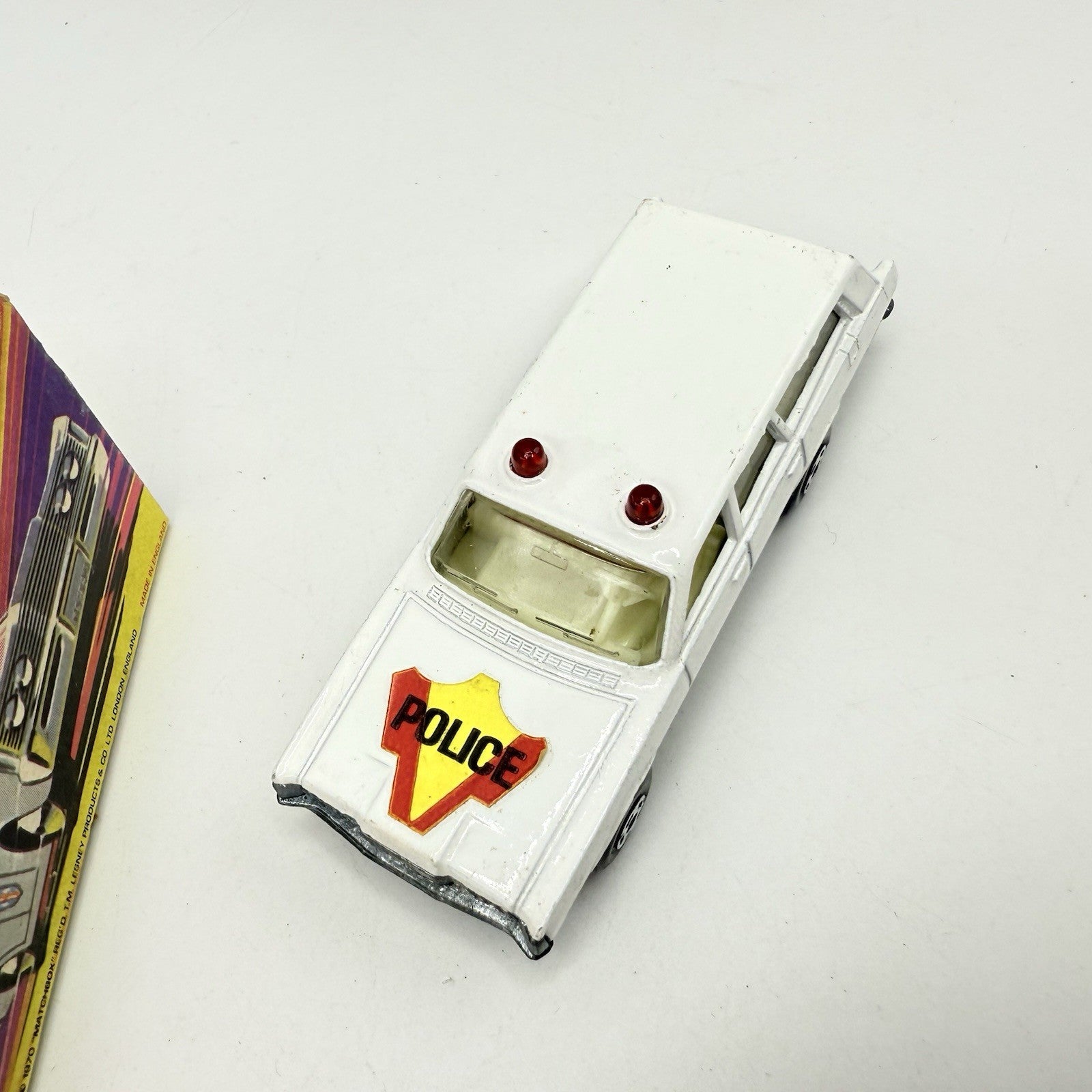 Matchbox Superfast 55 Mercury Police Station Wagon with Bonnet Police Label - Magic Matchbox