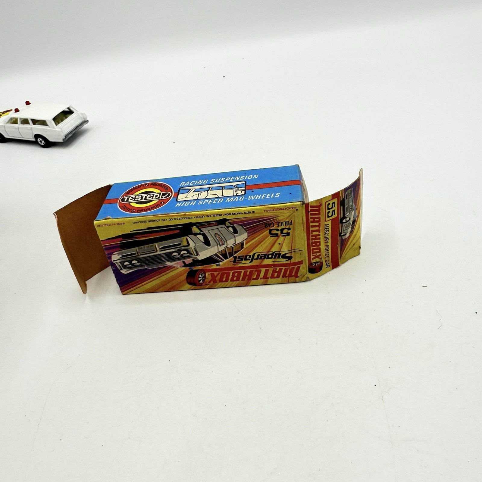 Matchbox Superfast 55 Mercury Police Station Wagon with Bonnet Police Label - Magic Matchbox