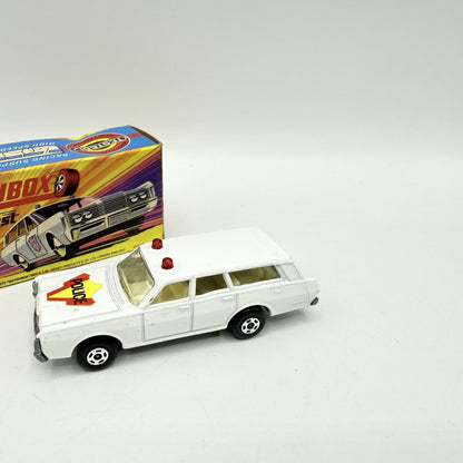 Matchbox Superfast 55 Mercury Police Station Wagon with Bonnet Police Label - Magic Matchbox