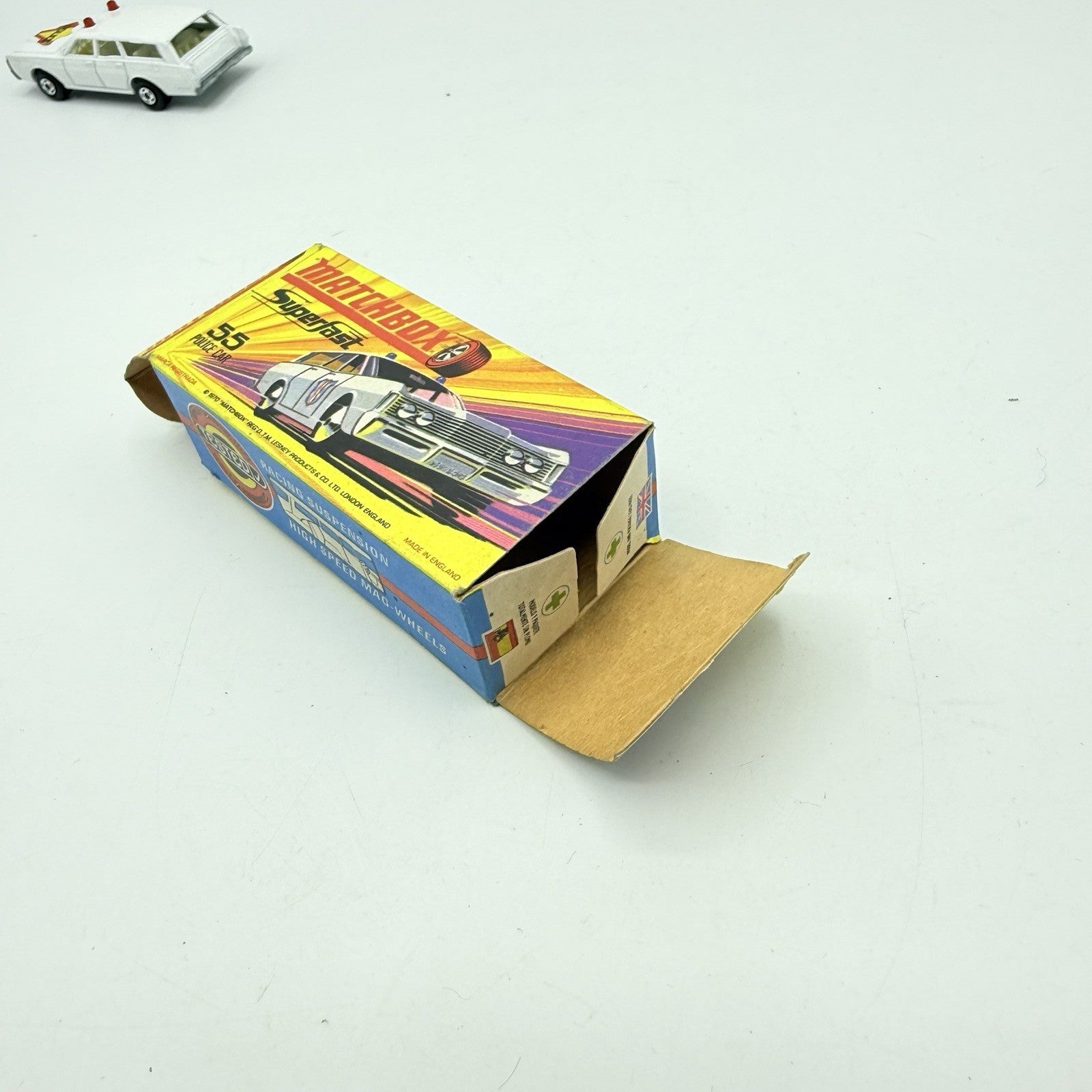 Matchbox Superfast 55 Mercury Police Station Wagon with Bonnet Police Label - Magic Matchbox