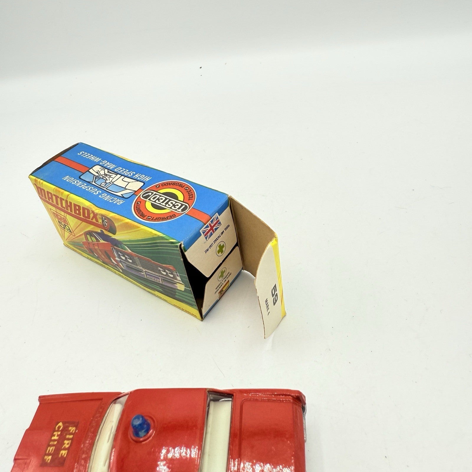 Matchbox Superfast 59 Mercury Fire Chief with Door Shields - Very Near Mint Boxed - Magic Matchbox
