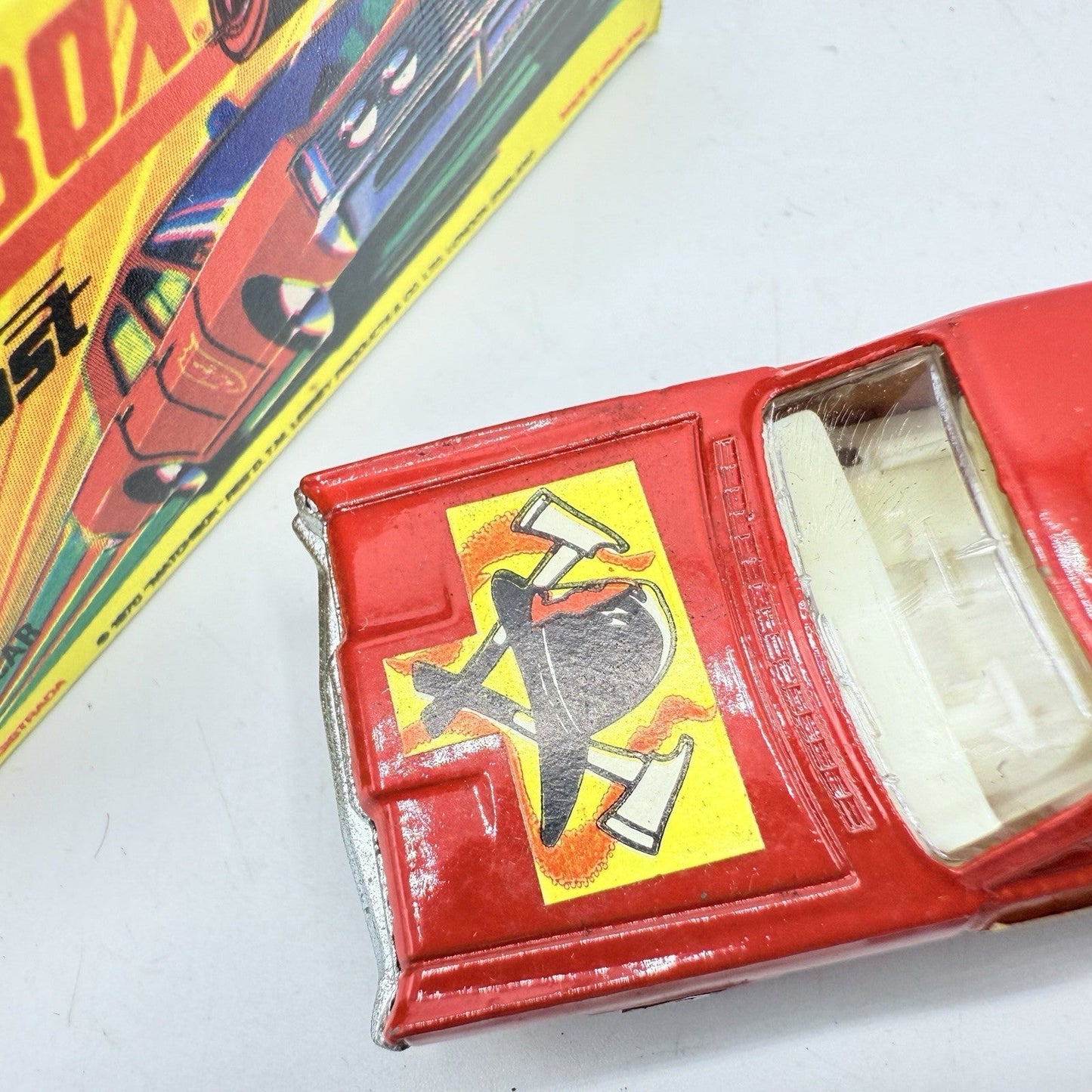 Matchbox Superfast 59 Mercury Fire Chief with Helmet & Axles Labels Boxed - Magic Matchbox