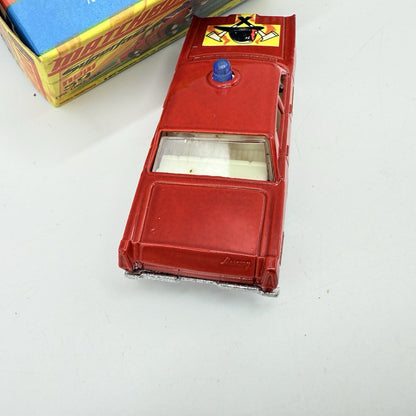 Matchbox Superfast 59 Mercury Fire Chief with Helmet & Axles Labels Boxed - Magic Matchbox