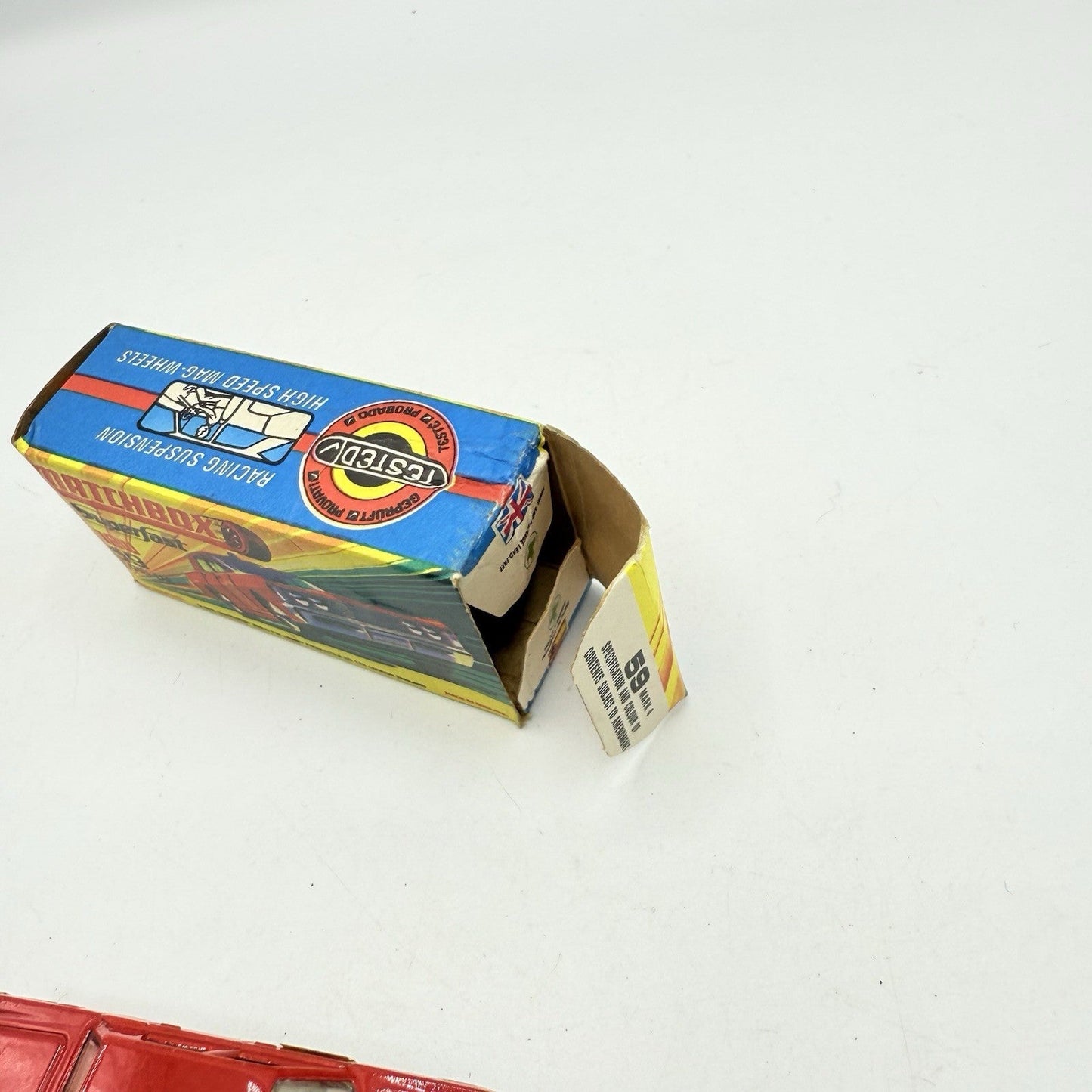 Matchbox Superfast 59 Mercury Fire Chief with Helmet & Axles Labels Boxed - Magic Matchbox