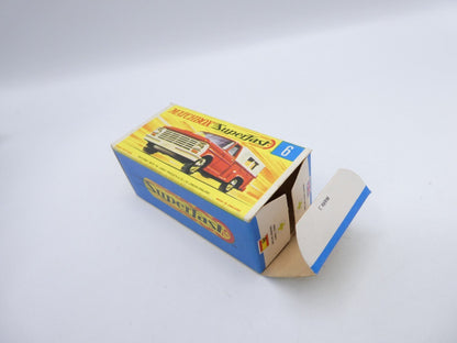 Matchbox Superfast 6 Ford Pick Up Empty Original Box Only - Magic Matchbox