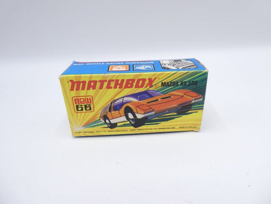 Matchbox Superfast 66 Mazda RX500 Empty Original Box - Magic Matchbox