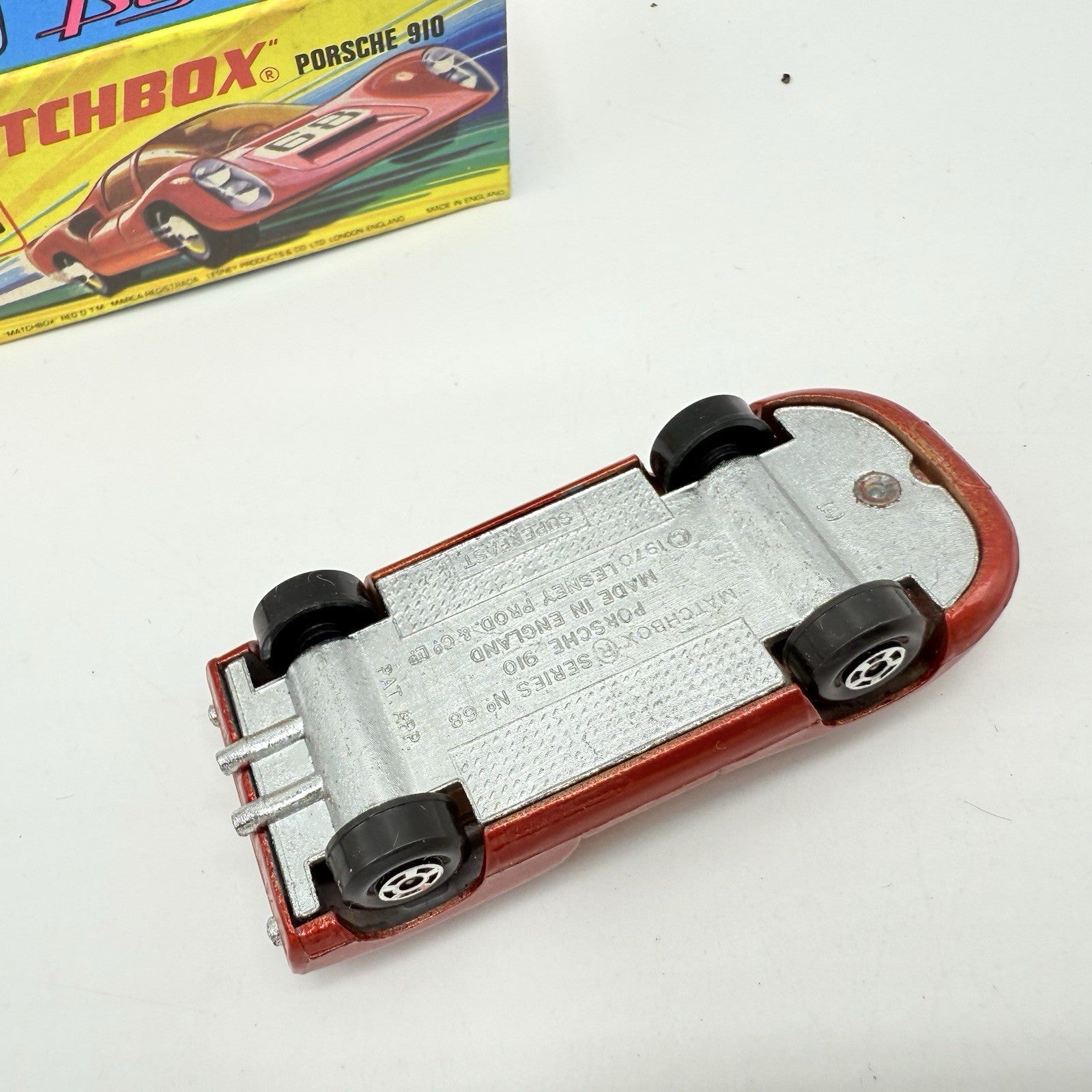 Matchbox Superfast 68 Porsche 910 With 68 Label - Magic Matchbox