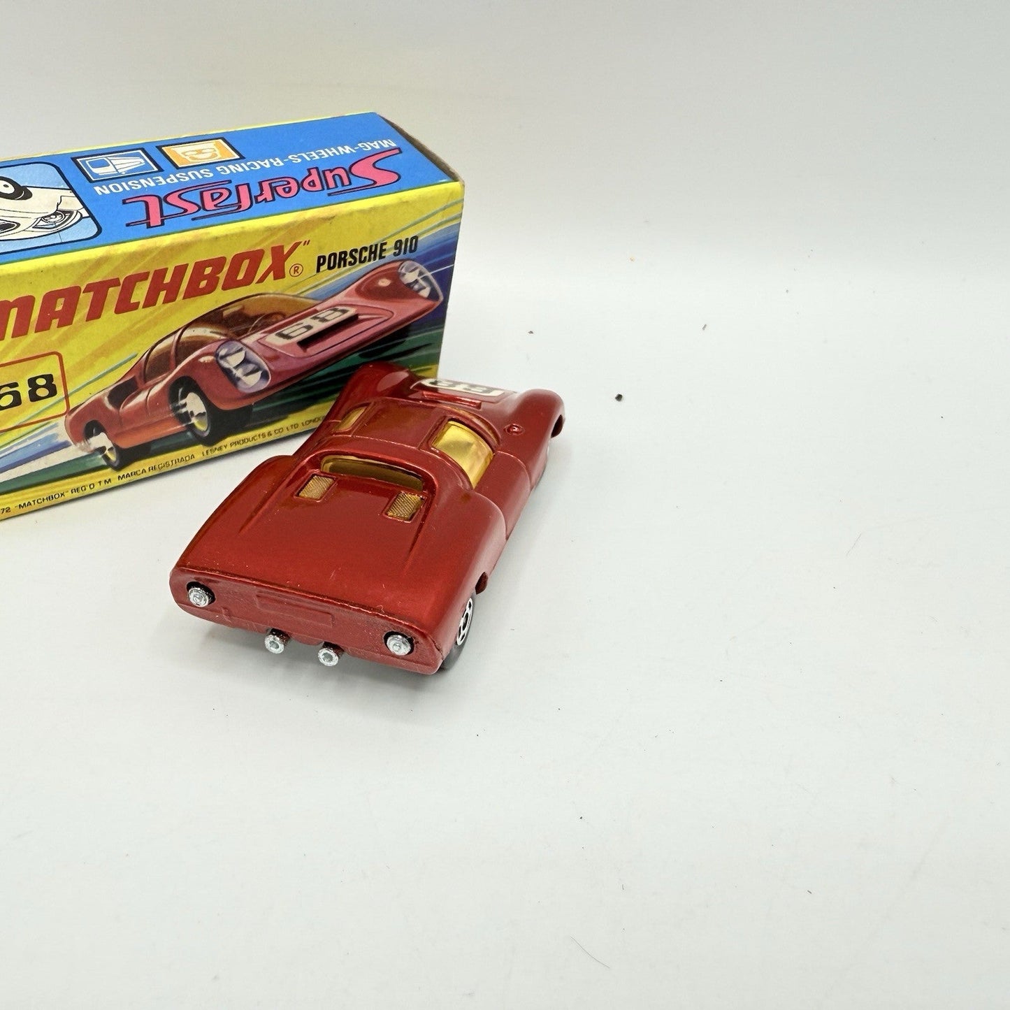 Matchbox Superfast 68 Porsche 910 With 68 Label - Magic Matchbox
