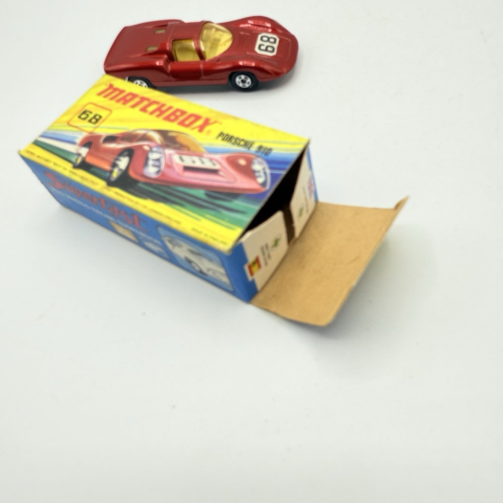Matchbox Superfast 68 Porsche 910 With 68 Label - Magic Matchbox