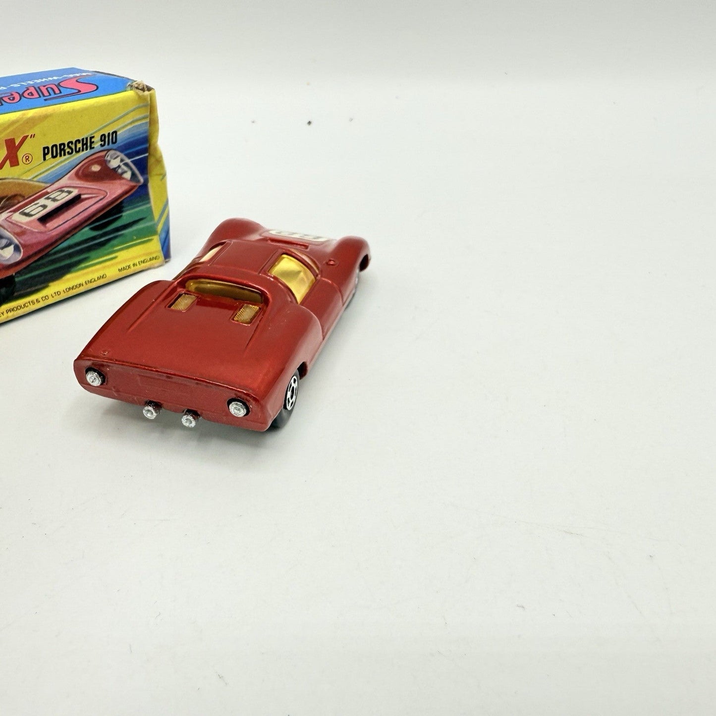 Matchbox Superfast 68 Porsche 910 With 68 Label Very Close To Mint - Magic Matchbox