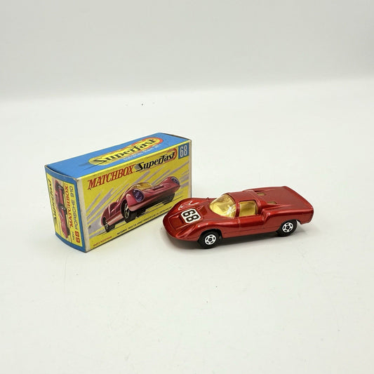 Matchbox Superfast 68 Porsche 910 With 68 Label Very Close To Mint - Magic Matchbox