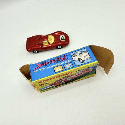 Matchbox Superfast 68 Porsche 910 With 68 Label Very Close To Mint - Magic Matchbox