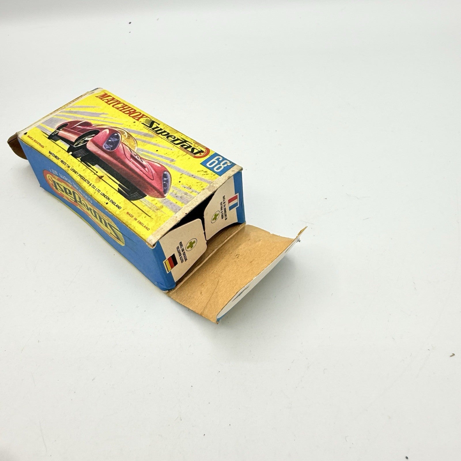 Matchbox Superfast 68 Porsche 910 With 68 Label Very Close To Mint - Magic Matchbox