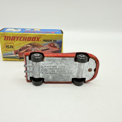 Matchbox Superfast 68 Porsche 910 With 68 Label Very Close To Mint - Magic Matchbox
