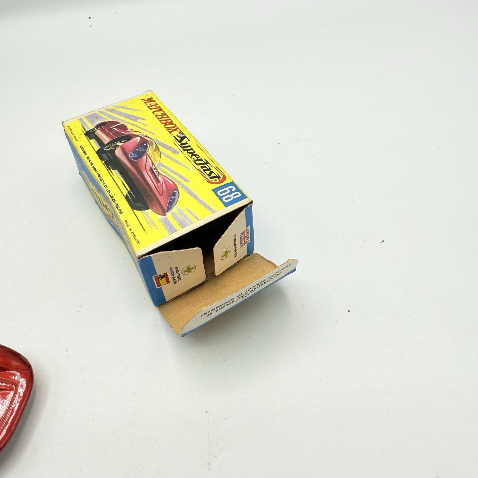 Matchbox Superfast 68 Porsche 910 With 68 Label Very Close To Mint - Magic Matchbox