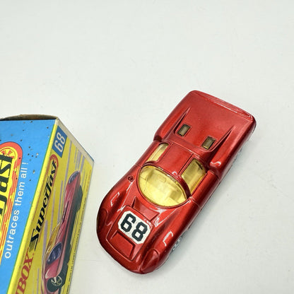 Matchbox Superfast 68 Porsche 910 With 68 Label Very Close To Mint - Magic Matchbox