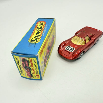 Matchbox Superfast 68 Porsche 910 With 68 Label Very Close To Mint - Magic Matchbox