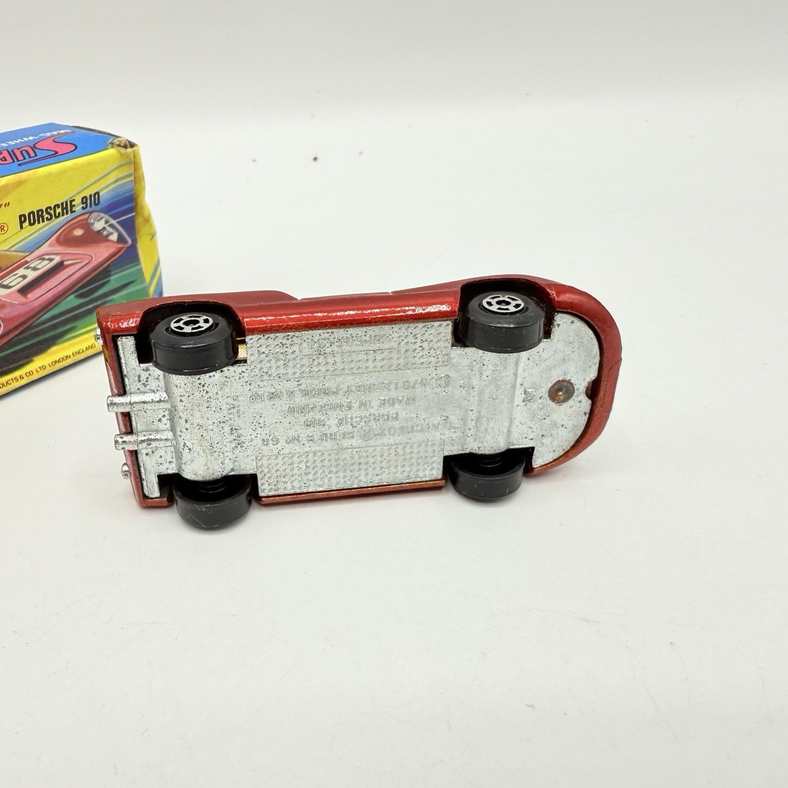 Matchbox Superfast 68 Porsche 910 With 68 Label Very Close To Mint - Magic Matchbox