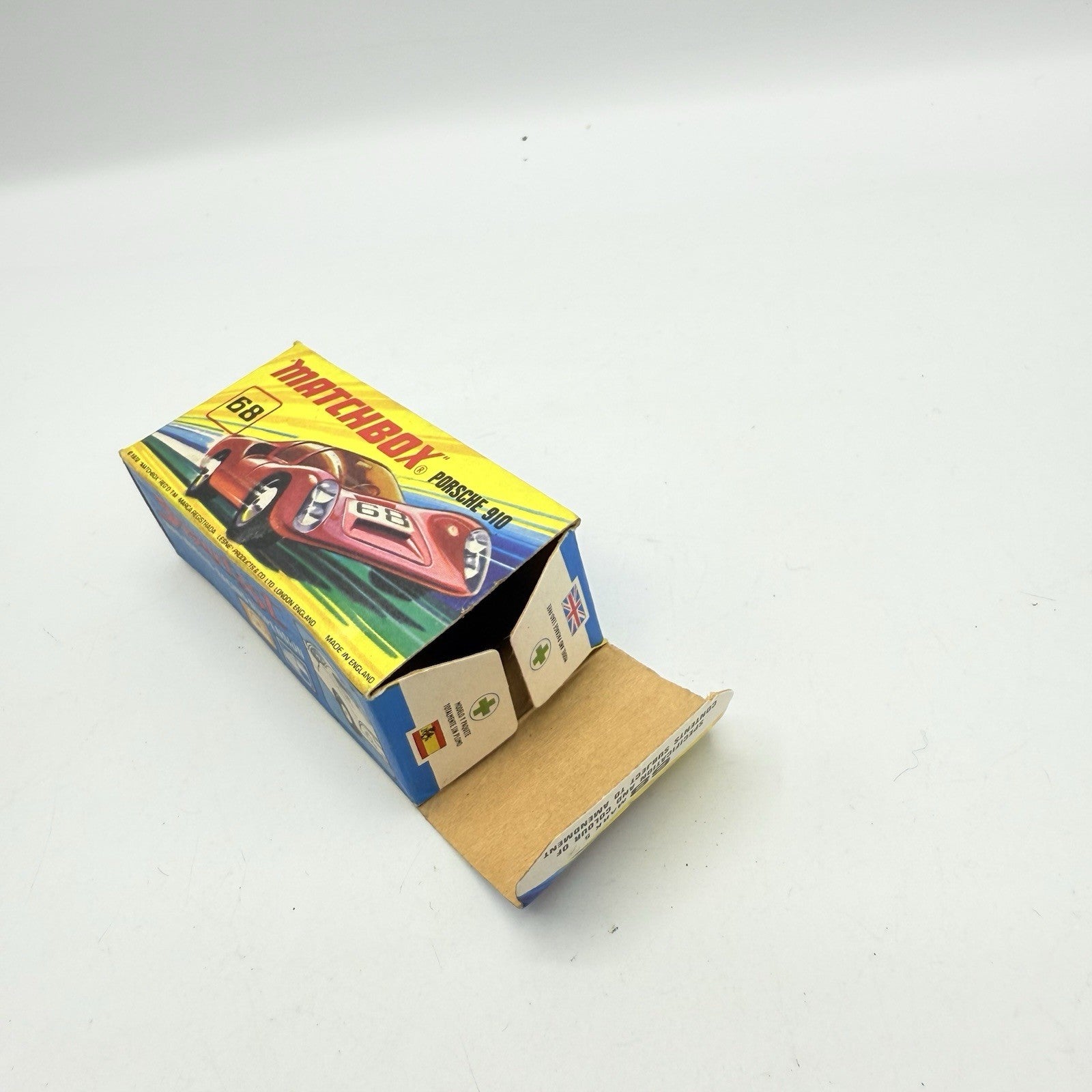 Matchbox Superfast 68 Porsche 910 With 68 Label Very Close To Mint - Magic Matchbox