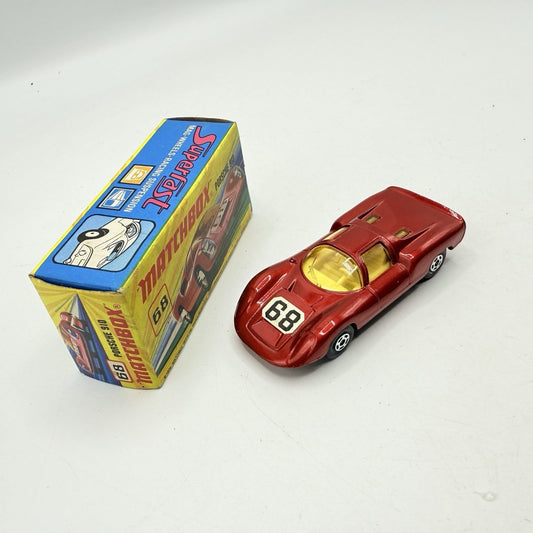 Matchbox Superfast 68 Porsche 910 With 68 Label Very Close To Mint - Magic Matchbox