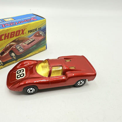 Matchbox Superfast 68 Porsche 910 With 68 Label Very Close To Mint - Magic Matchbox