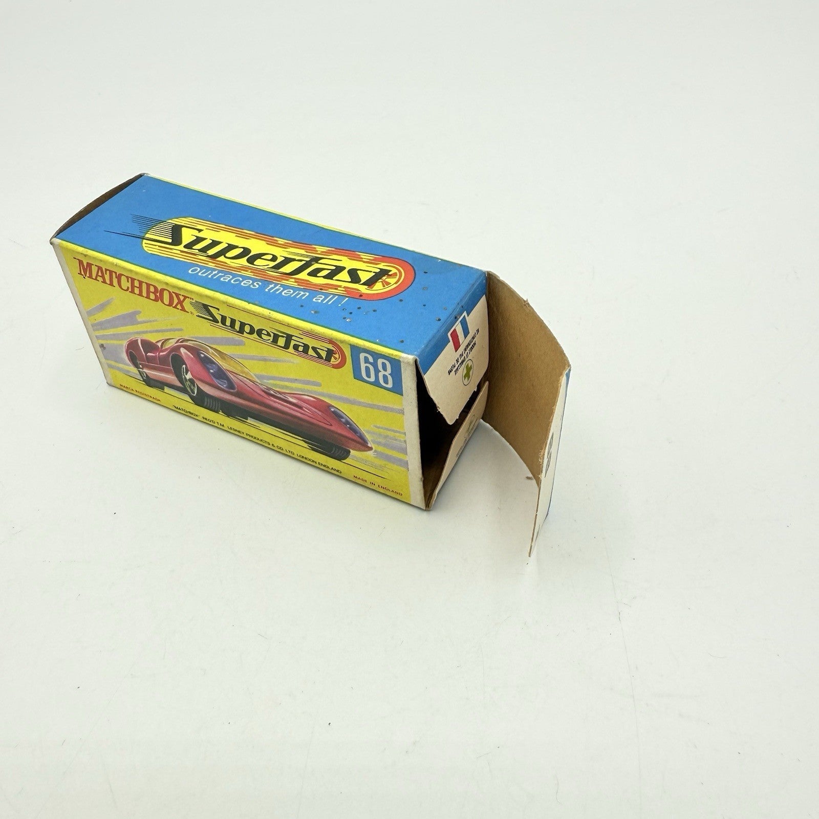 Matchbox Superfast 68 Porsche 910 With 68 Label Very Close To Mint - Magic Matchbox