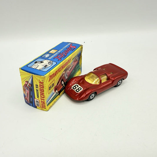 Matchbox Superfast 68 Porsche 910 With 68 Label Very Close To Mint - Magic Matchbox