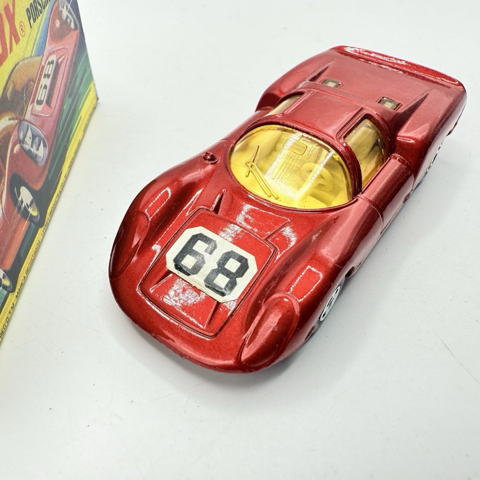Matchbox Superfast 68 Porsche 910 With 68 Label Very Close To Mint - Magic Matchbox