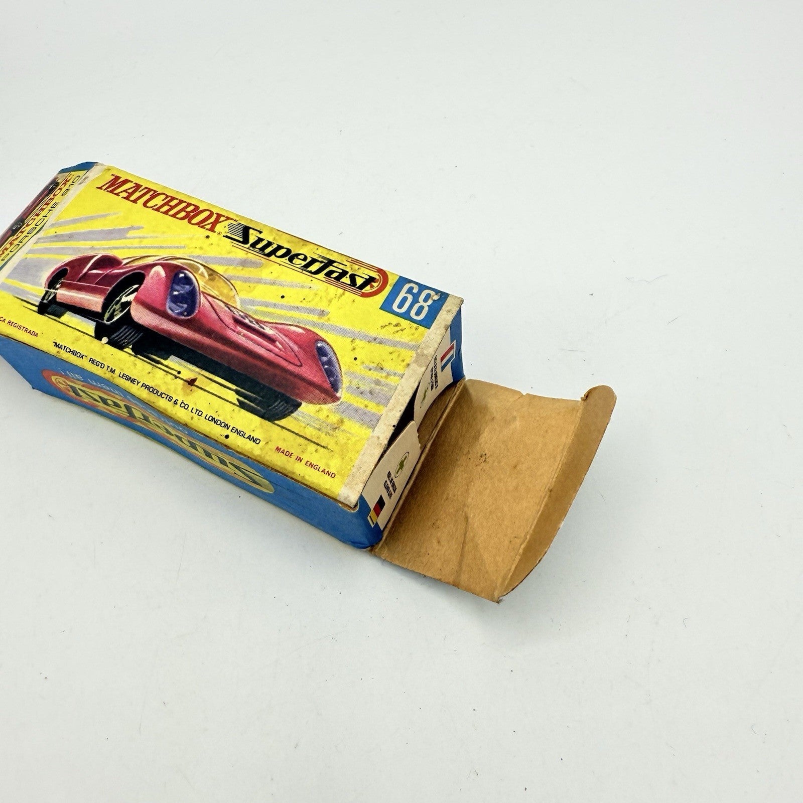 Matchbox Superfast 68 Porsche 910 With 68 Label Very Close To Mint - Magic Matchbox