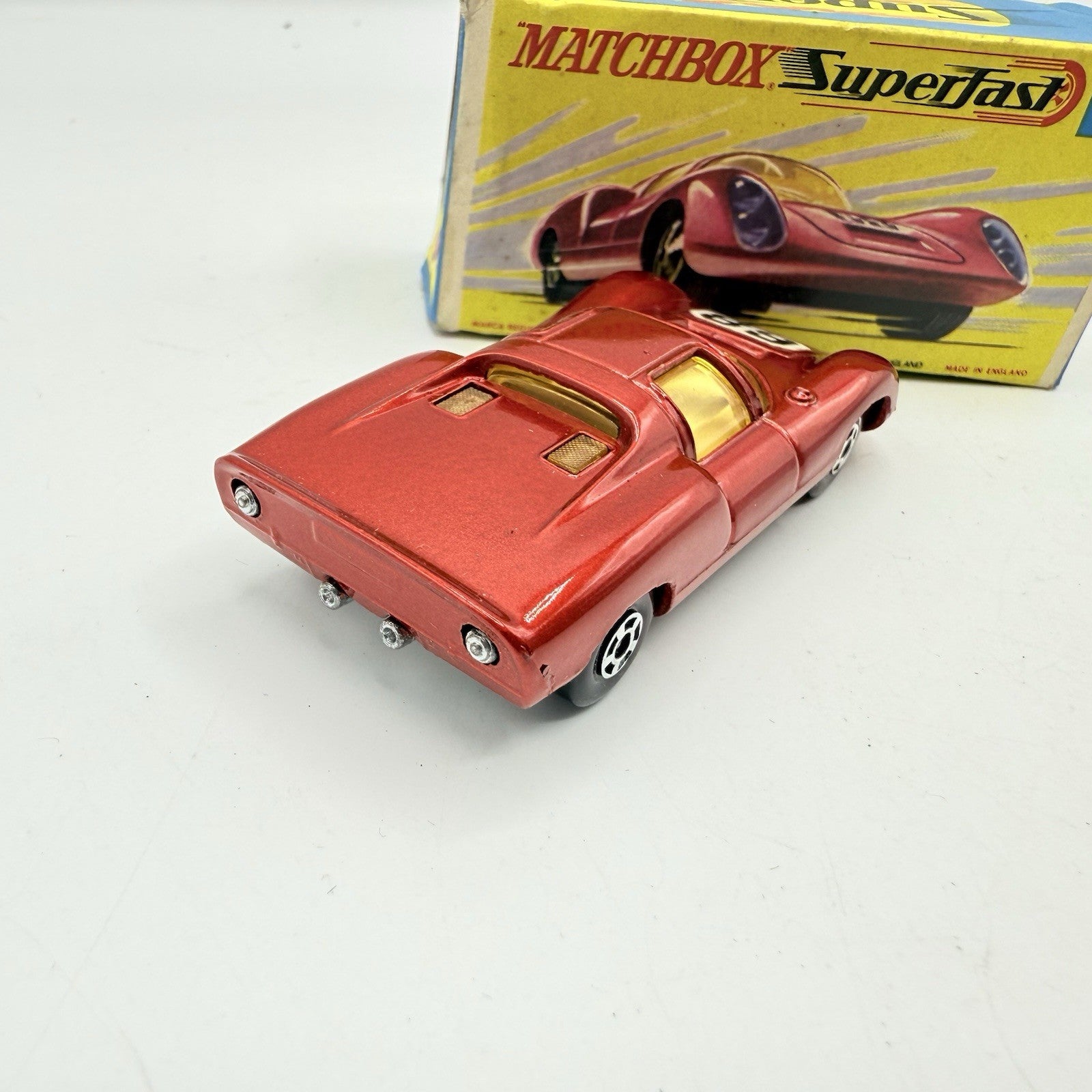 Matchbox Superfast 68 Porsche 910 With 68 Label Very Close To Mint - Magic Matchbox