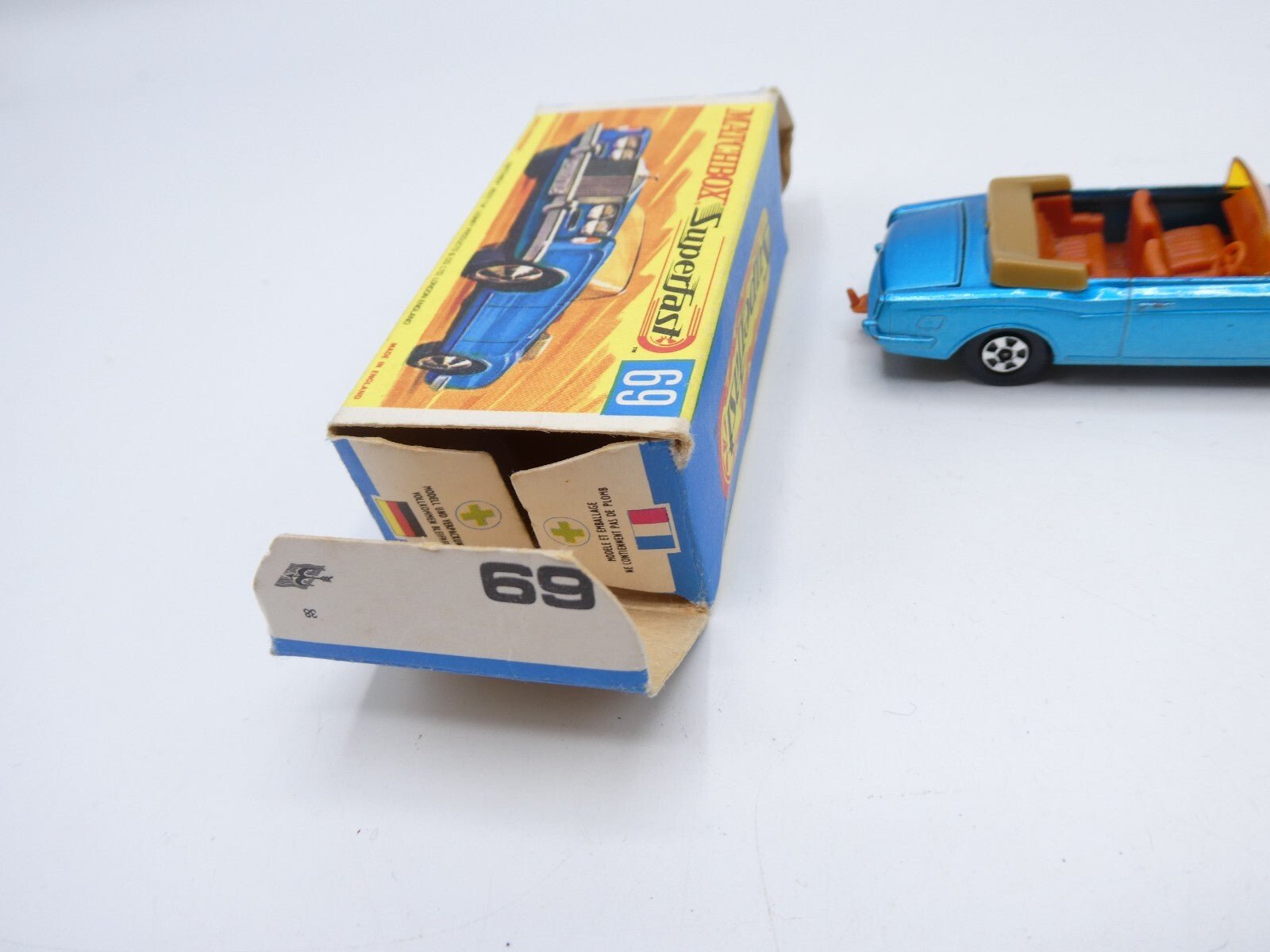 Matchbox Superfast 69 Rolls Royce Blue Boxed - Magic Matchbox