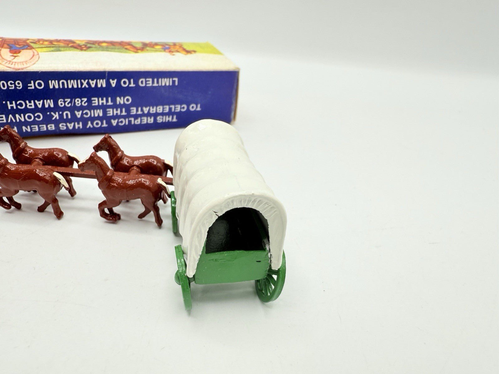 MICA Re - issue of the Matchbox Lesney MOKO Covered Wagon No. 383 of 650 issued - Magic Matchbox