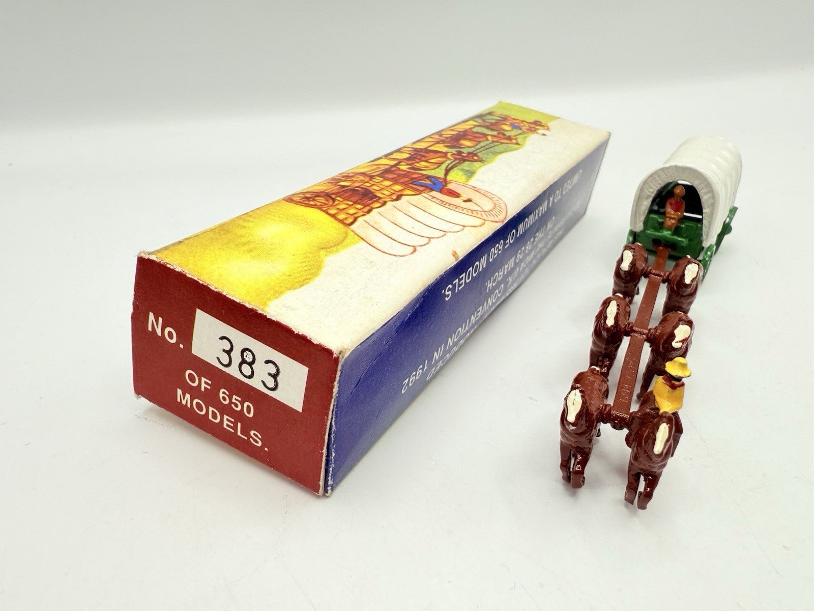 MICA Re - issue of the Matchbox Lesney MOKO Covered Wagon No. 383 of 650 issued - Magic Matchbox