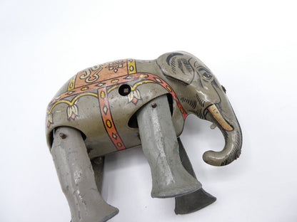 Moko Lesney Matchbox Tinplate Clockwork Jumbo The Walking Elephant - Working - Magic Matchbox
