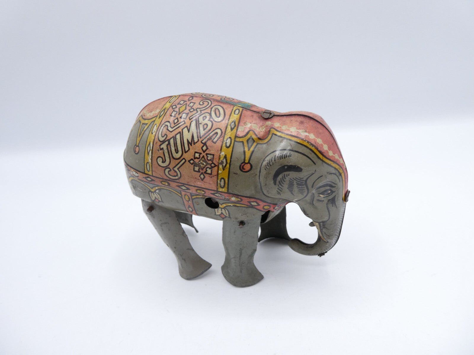 Moko Lesney Matchbox Tinplate Clockwork Jumbo The Walking Elephant - Working - Magic Matchbox