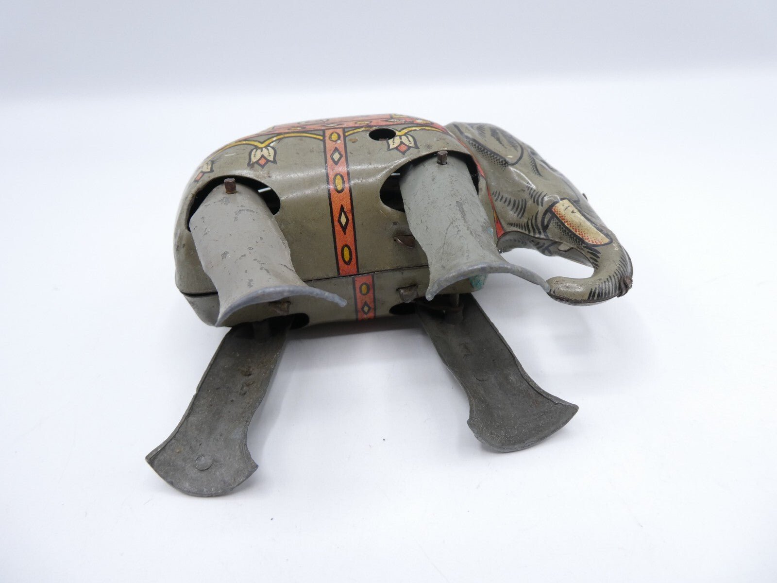 Moko Lesney Matchbox Tinplate Clockwork Jumbo The Walking Elephant - Working - Magic Matchbox