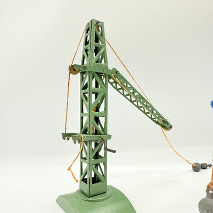Moko Toys Builders Cranes In Blue & Rare Green - Magic Matchbox